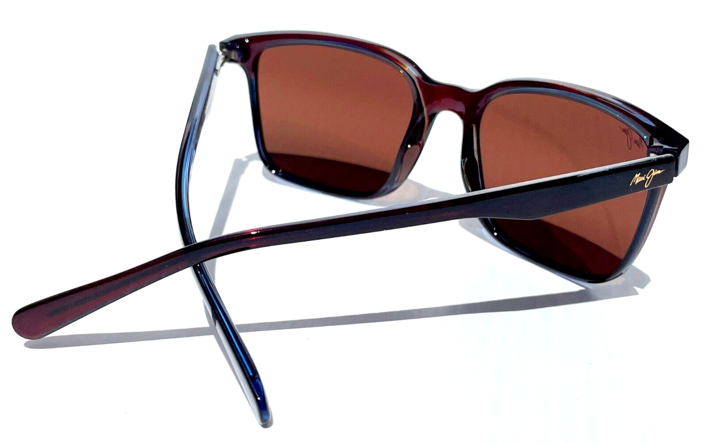 Maui Jim WILD COAST Rootbeer Frame POLARIZED Bronze GLASS Lens Sunglas SunglassOne