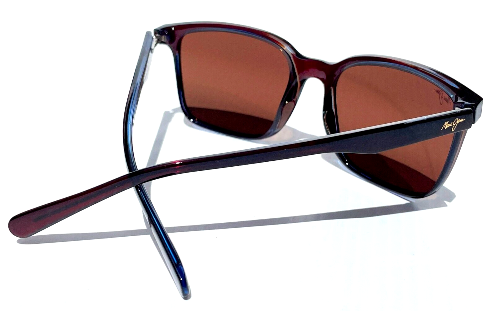 Maui Jim WILD COAST Rootbeer Frame POLARIZED Bronze GLASS Lens Sunglas SunglassOne