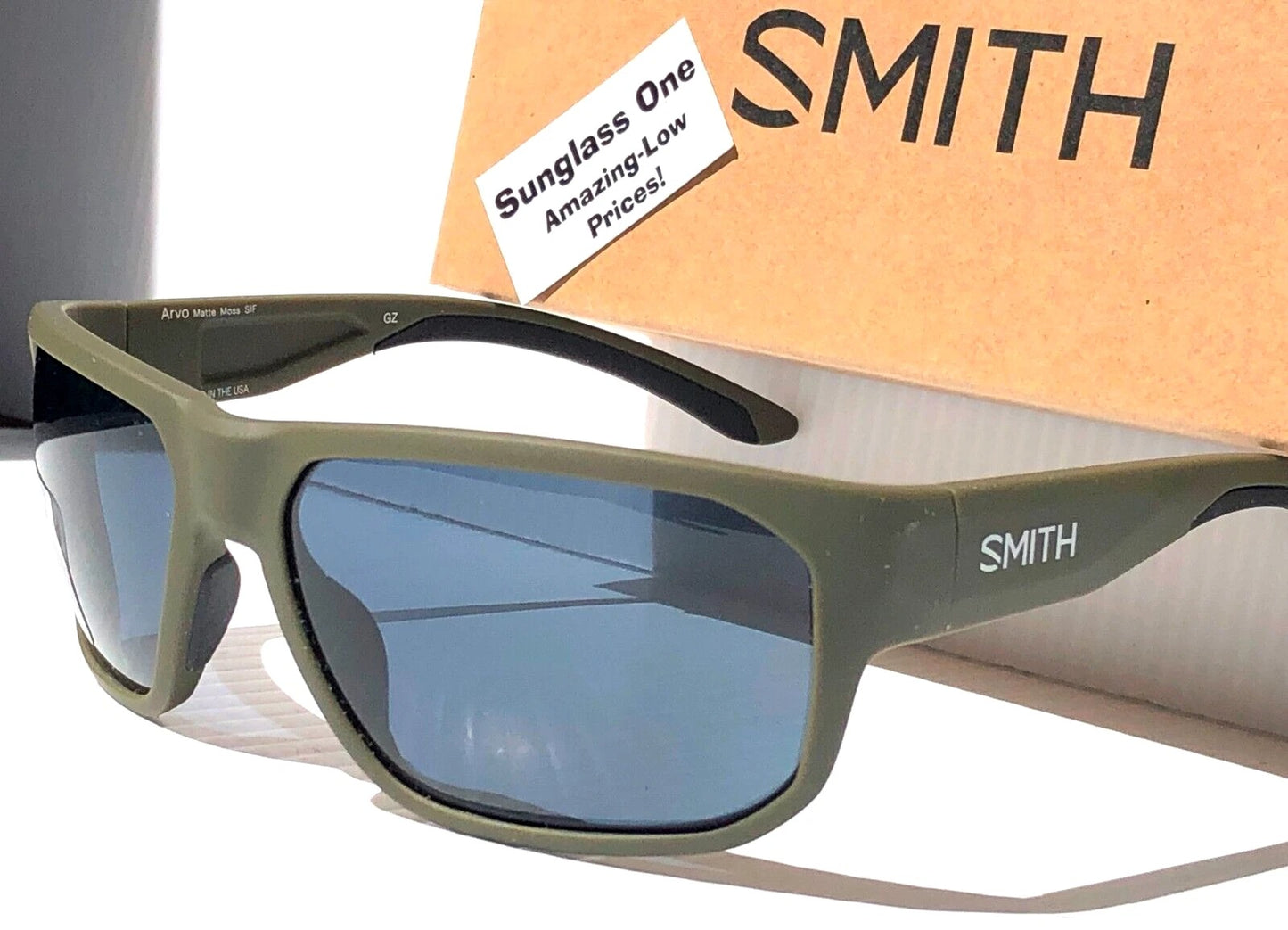Smith Optics ARVO Matte Moss ChromaPop POLARIZED Black Lens Sunglass