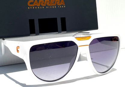 CARRERA FLAGLAB 13 White Gold Frame Grey Lens Sunglass VK69O