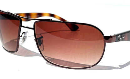 Ray Ban Bronze Tortoise UV PROTECTION Bronze Gradient Lens Sunglass RB3492 014/85