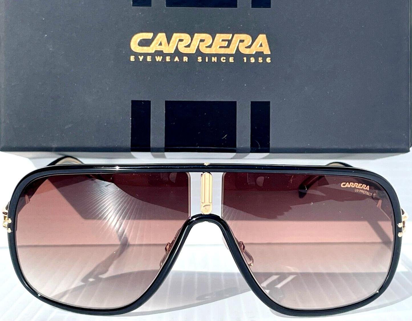 CARRERA Flaglab 11 Black Brown Frame Gradient Brown Lens Sunglass R60/HA