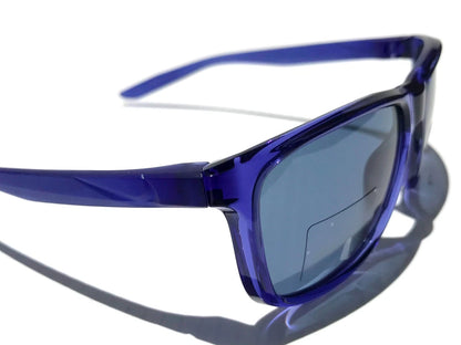 NIKE FLIP ASCENT Lapis Blue Frame Blue Lens Small Fit Sunglass DJ9930 430