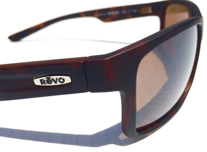 REVO CRAWLER Tortoise Matte POLARIZED Brown Terra Lens Sunglass RE 1027 02 BR