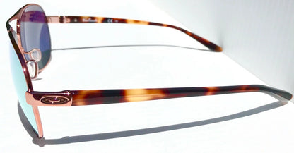 Oakley Feedback Rose Gold Frame POLARIZED Galaxy Rose Mirror Lens Sunglass oo4079