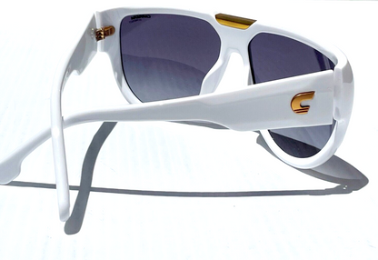 CARRERA FLAGLAB 13 White Gold Frame Grey Lens Sunglass VK69O