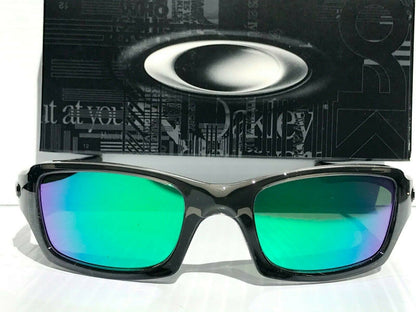 Oakley FIVES Squared in Grey Smoke Frames POLARIZED Galaxy Jade Lens Sunglass oo9238-04 - Two-Lens Bundle!