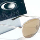 Oakley CAVEAT in Silver Frame with POLARIZED Galaxy Brown Lens Sunglasses oo4054 - Two-Lens Bundle!