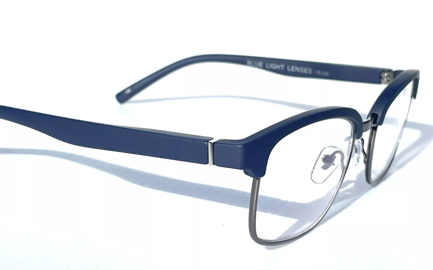 Gry Mattr DESIGNER READERS Matte Blue Frame CONFIDENT Blue Light Blocking Eyewear