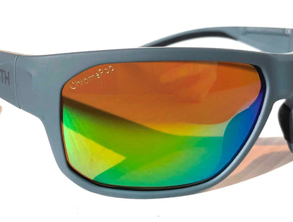 Smith Optics ARVO Matte Cement POLARIZED ChromaPop Green Mirror Sunglass