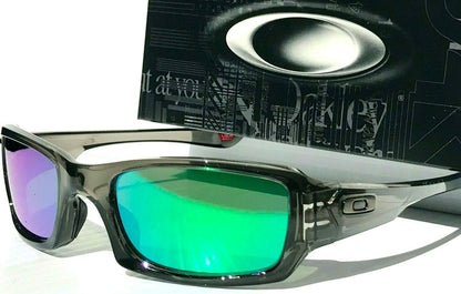 Oakley FIVES Squared in Grey Smoke Frames POLARIZED Galaxy Jade Lens Sunglass oo9238-04 - Two-Lens Bundle!