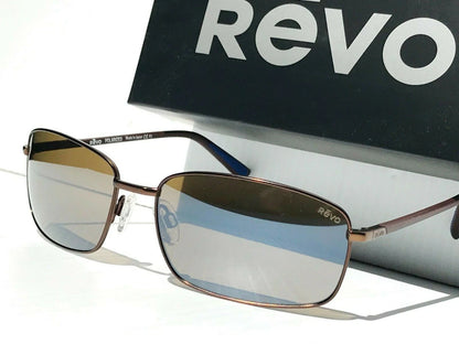 REVO TATE Brown Wire Alloy POLARIZED Brown Terra Lens Sunglass RE 1079 02 BR