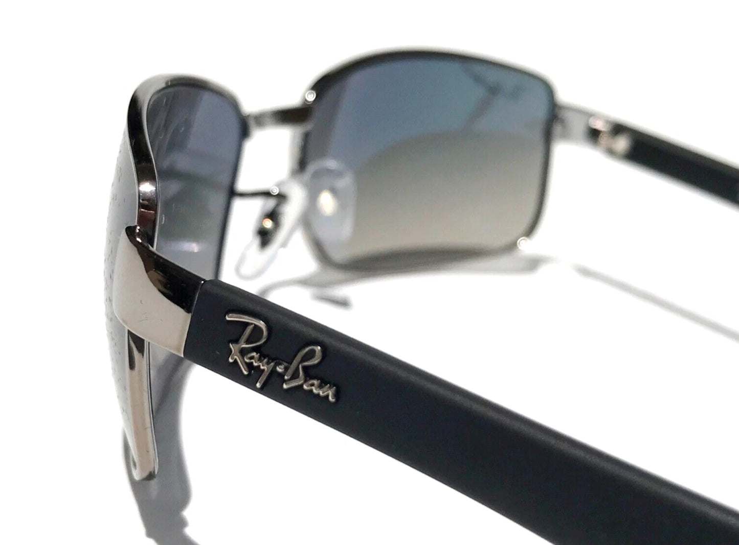 Ray Ban Gunmetal UV PROTECTIVE Gradient Blue Grey Lens Sunglass RB 3478