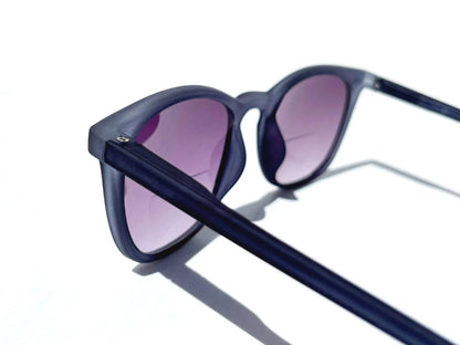 Gry Mattr DESIGNER SUN READERS SUAVE Matte Slate Blue Bifocal Sunglass