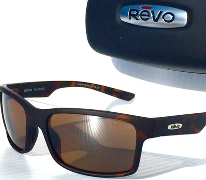 REVO CRAWLER Tortoise Matte POLARIZED Brown Terra Lens Sunglass RE 1027 02 BR