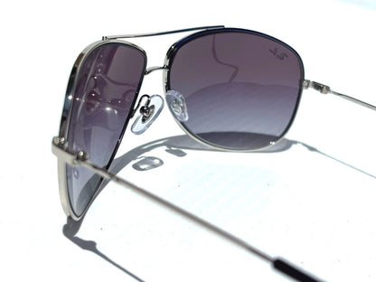 Ray Ban AVIATOR Silver Frame Grey Gradient Lens Sunglass RB3293 003/8G