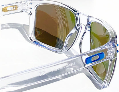 Oakley HOLBROOK XL in Clear Frame with POLARIZED PRIZM Sapphire Blue Lens Sunglass oo9417-07