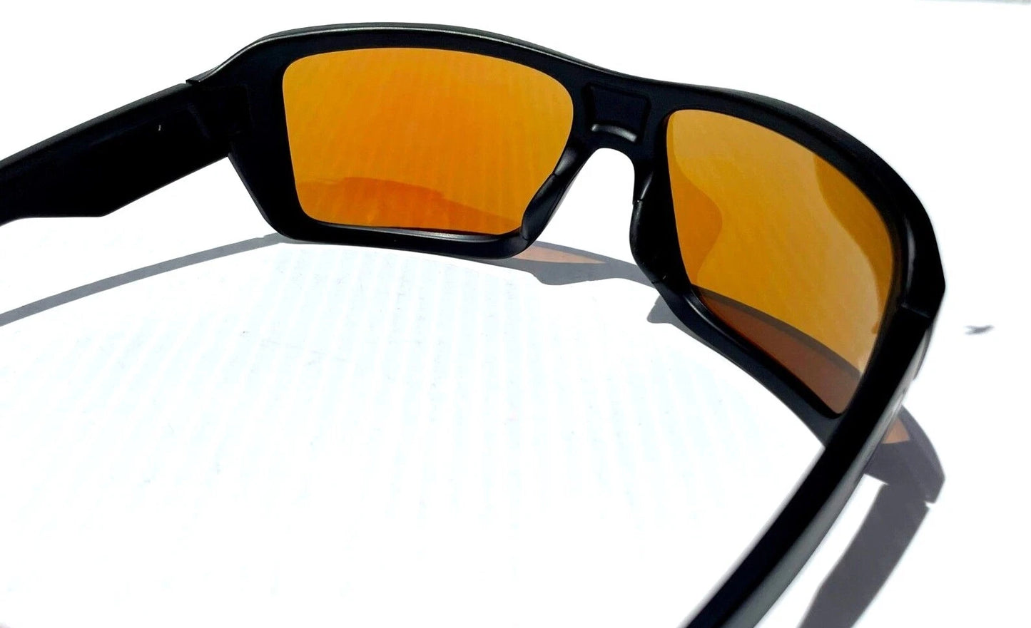 Oakley DOUBLE EDGE Matte Black Frame POLARIZED Galaxy Blue Lens Sunglass oo9380
