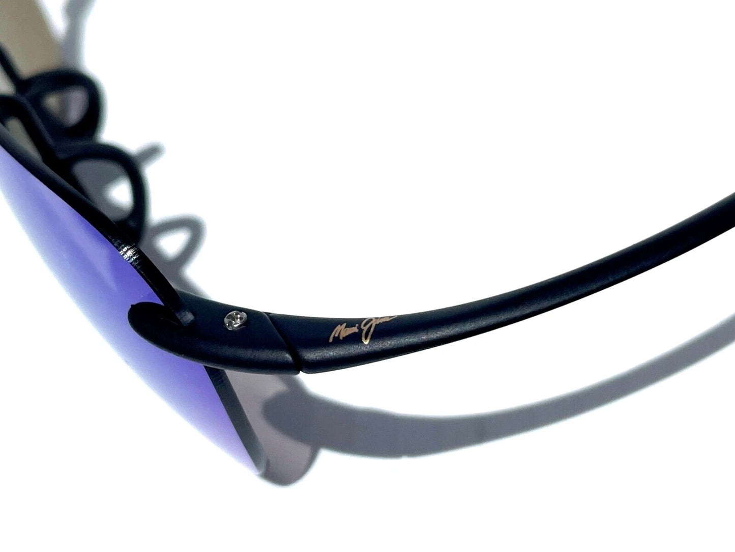 Maui Jim KOMOHANA Matte Black Frame POLARIZED Maui Green Small Sunglass GM446-2M