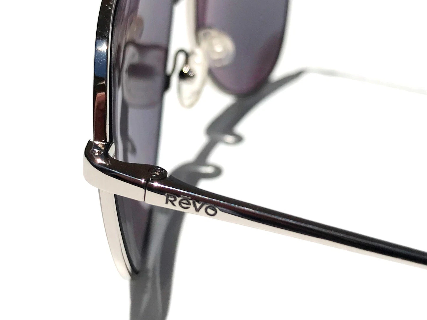 REVO RELAY Shiny Chrome Aviator POLARIZED Chrome Lens Sunglass RE 1014 03 ST