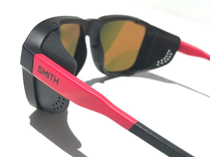 Smith Optics EMBARK Matte Black Horizon Red Frame ChromaPop POLARIZED Red Mirror Sunglass