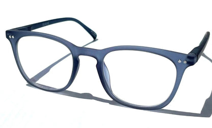 Gry Mattr DESIGNER READERS Matte Slate Blue SUAVE Blue Light Blocking Eyewear