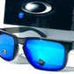 Oakley HOLBROOK XL in Grey Smoke Frame with POLARIZED PRIZM Sapphire Blue Lens Sunglass oo9417-09