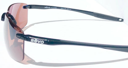 REVO DESCEND N Black POLARIZED Brown Golf Lens Sunglass RE 4059 01 GO