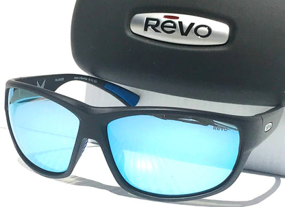 REVO CAPER VOLITION Black POLARIZED Blue Water Lens Sunglass RE 1092V 01 BL