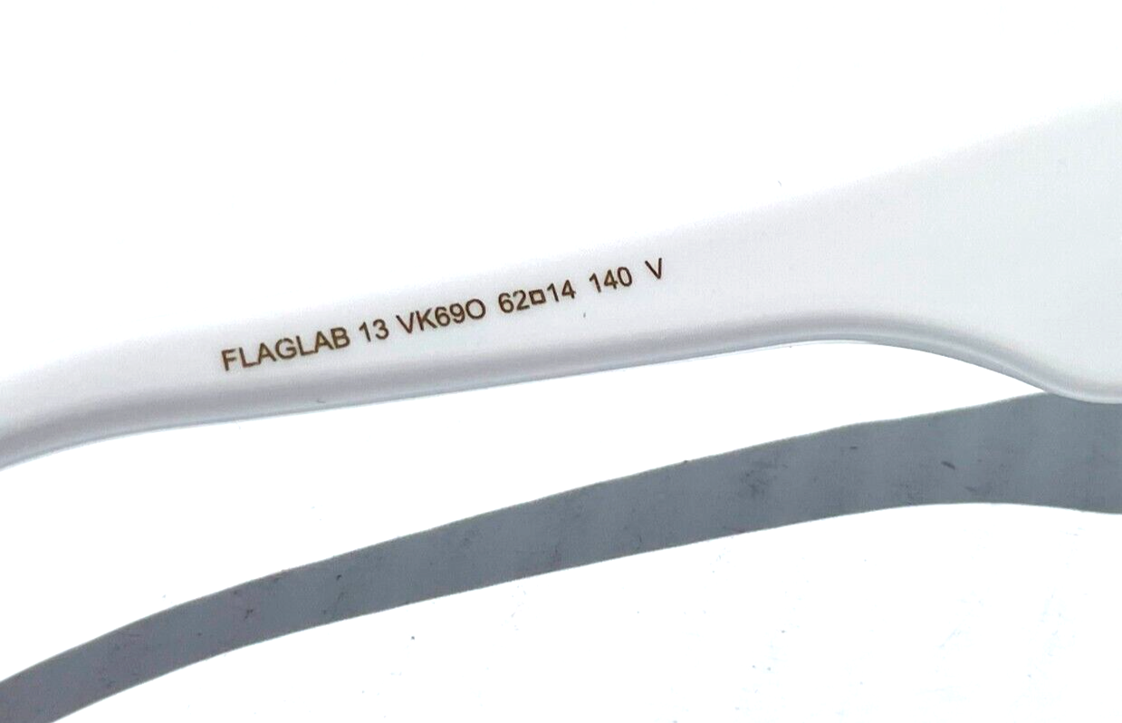 CARRERA FLAGLAB 13 White Gold Frame Grey Lens Sunglass VK69O