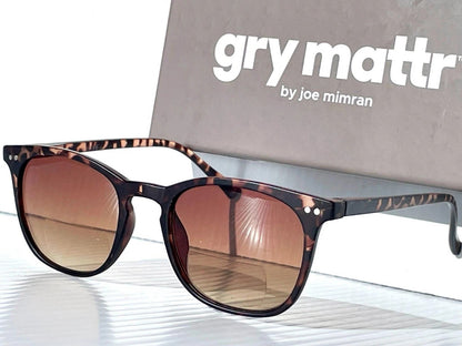 Gry Mattr DESIGNER SUN READERS SUAVE Matte TORTOISE Brown Bifocal Sunglass