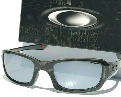 Oakley FIVES Squared Grey Smoke POLARIZED Galaxy Chrome Mirror Sunglass 9238- Two-Lens Bundle!