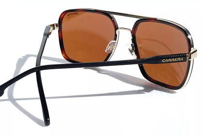 CARRERA Gold Tortoise Frame Bronze Lens Sunglass 256/S J5G70