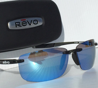 REVO DESCEND N Black POLARIZED Blue Lens Sunglass RE 4059 01 BL
