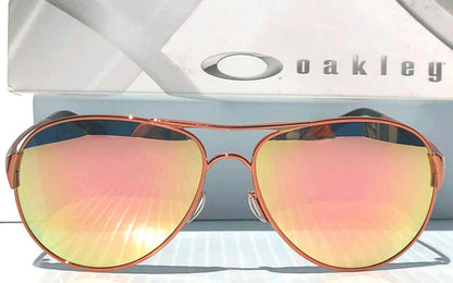 Oakley CAVEAT in Rose Gold Frame with POLARIZED Galaxy Rose Gold lens Sunglasses oo4054 - Two-Lens Bundle!