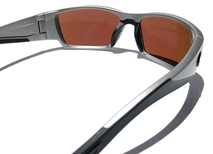 Costa CORBINA PRO Silver Metallic POLARIZED Green 580G GLASS Lens Sunglass 9109-07
