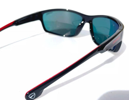 Carrera DUCATI CARDUC Shiny Black Frame Red Mirror Lens Sunglass 002/S 0A4UZ