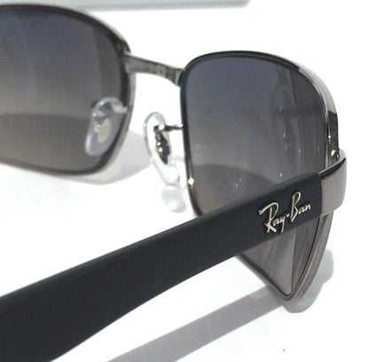 Ray Ban Gunmetal & Black Frames POLARIZED Grey Blue Lens Sunglass RB 3478 004