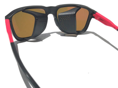Smith Optics EMBARK Matte Black Horizon Red Frame ChromaPop POLARIZED Red Mirror Sunglass