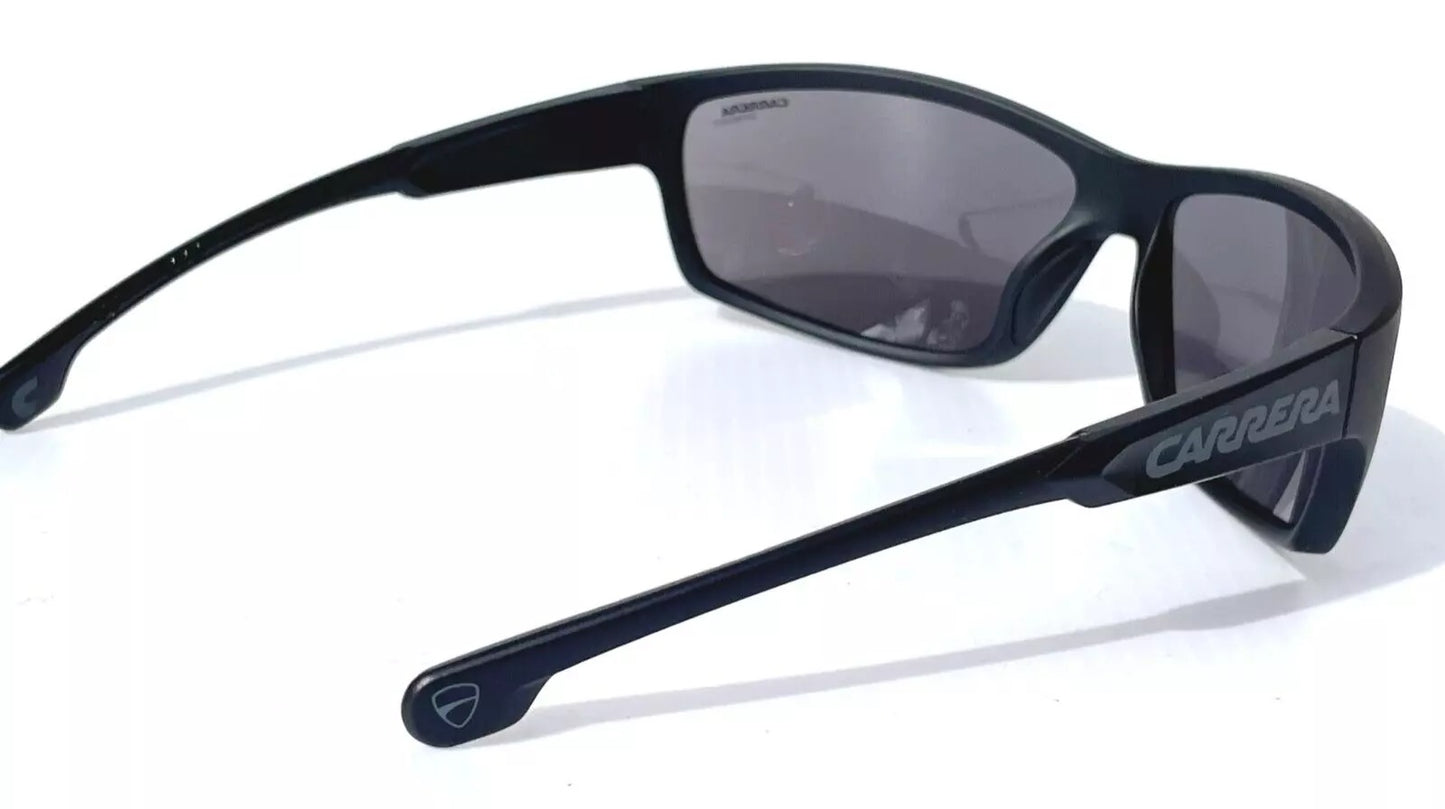 Carrera DUCATI CARDUC Shiny Black Frame Grey Mirror Lens Sunglass 002/S 08AT4