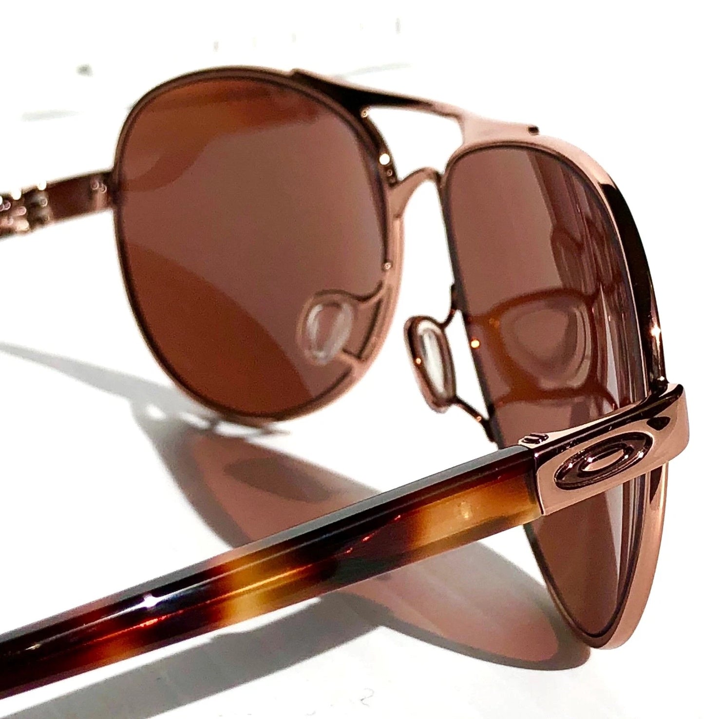 Oakley Feedback Rose Gold Frame POLARIZED Galaxy Rose Mirror Lens Sunglass oo4079