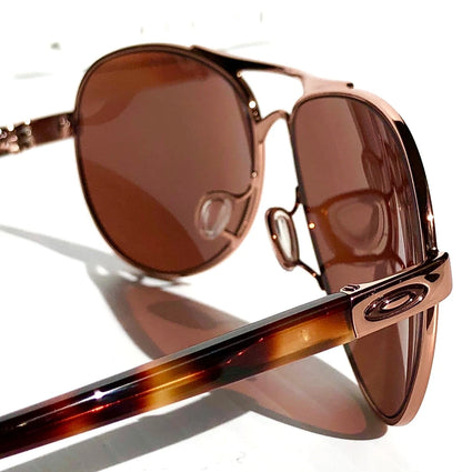 Oakley Feedback Rose Gold Frame POLARIZED Galaxy Rose Mirror Lens Sunglass oo4079