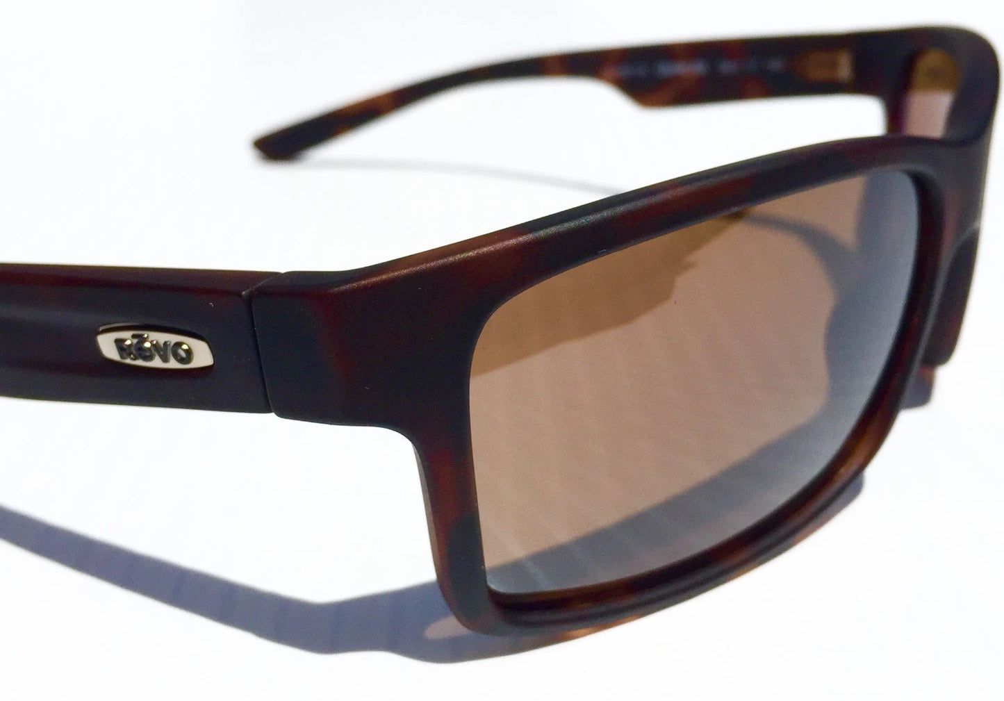 REVO CRAWLER Tortoise Matte POLARIZED Brown Terra Lens Sunglass RE 1027 02 BR