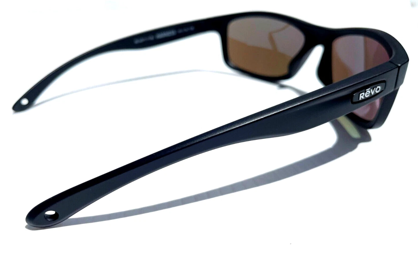 REVO HARNESS Matte Black POLARIZED Blue Water Lens Sunglass RE 4071 11 BL