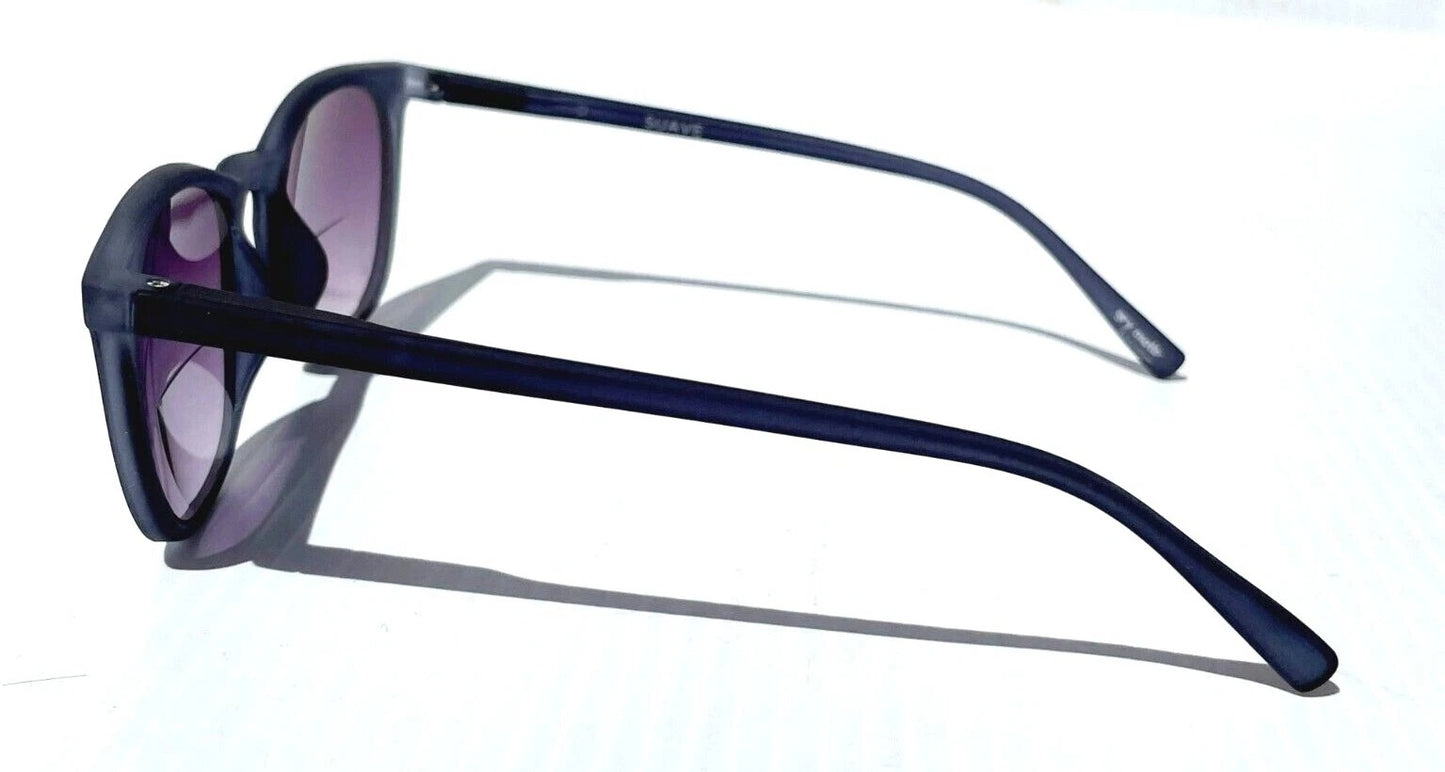 Gry Mattr DESIGNER SUN READERS SUAVE Matte Slate Blue Bifocal Sunglass