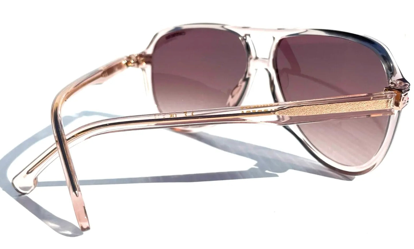 CARRERA Polished Nude Peach Frame Gradient Bronze Lens Sunglass 1045/S FWM