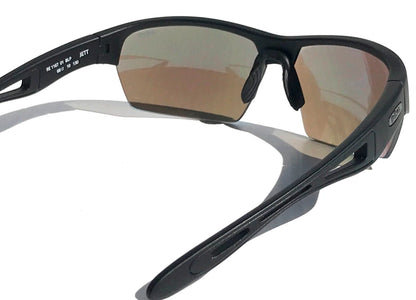 REVO JETT Matte Black POLARIZED Blue Water Lens Sunglass RE 1167 01 BLP