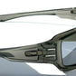 Oakley FIVES Squared Grey Smoke POLARIZED Galaxy Chrome Mirror Sunglass 9238- Two-Lens Bundle!