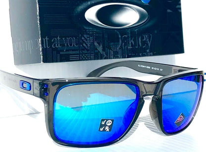 Oakley HOLBROOK XL in Grey Smoke Frame with POLARIZED PRIZM Sapphire Blue Lens Sunglass oo9417-09