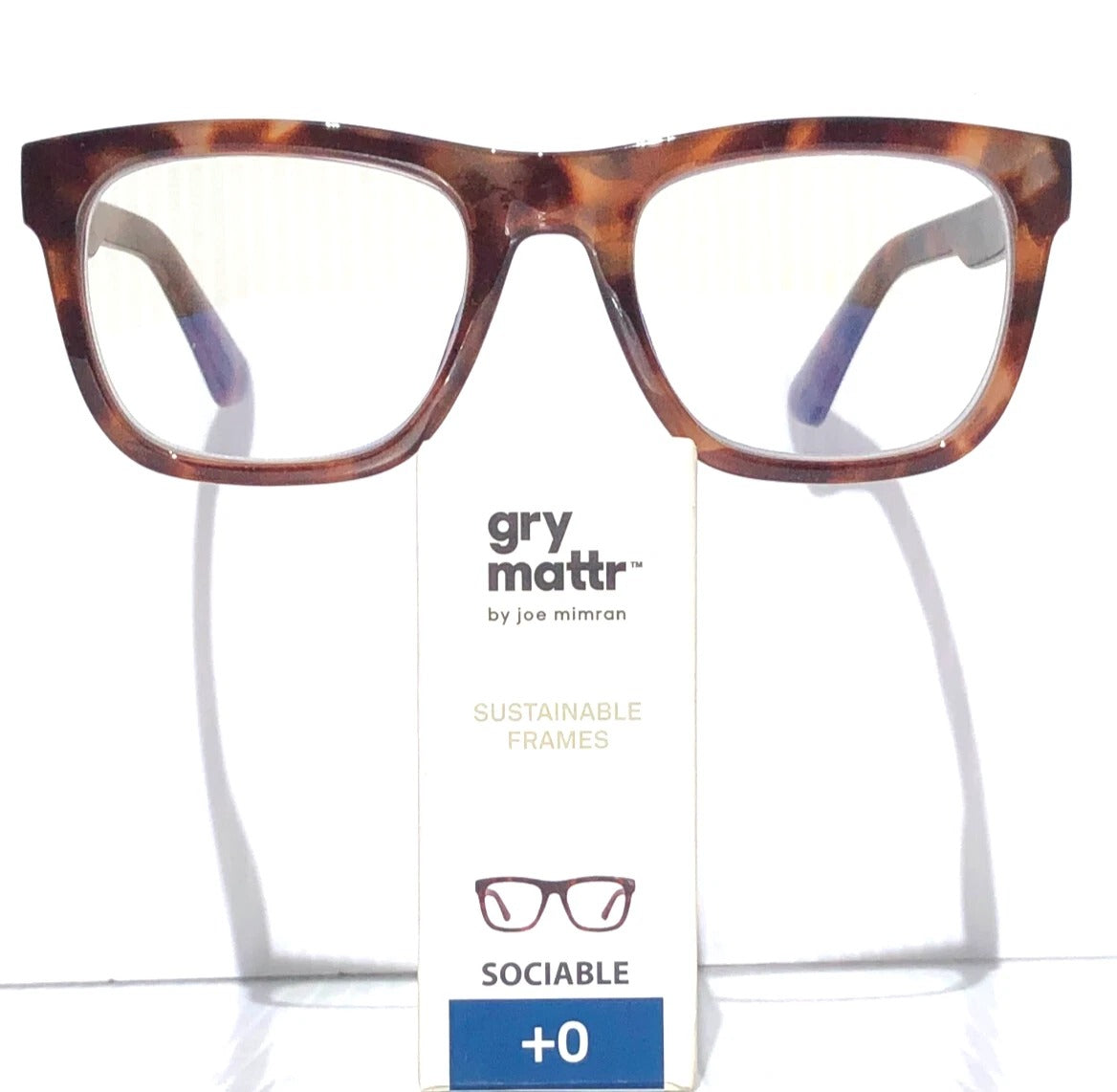 Gry Mattr DESIGNER READERS Tortoise Frame SOCIABLE Blue Light Blocking Eyewear